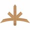 Ekena Millwork Alberta Smooth Timber Gable Bracket, Western Red Cedar, 36"W x 23"H x 1 1/2"D x 3 1/2"F, 15/12 Pitch GBW036X23X0204ALB00SWR - alternate 1
